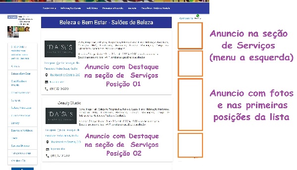Anúncios de Serviços